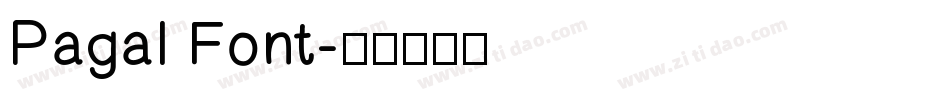 Pagal Font字体转换